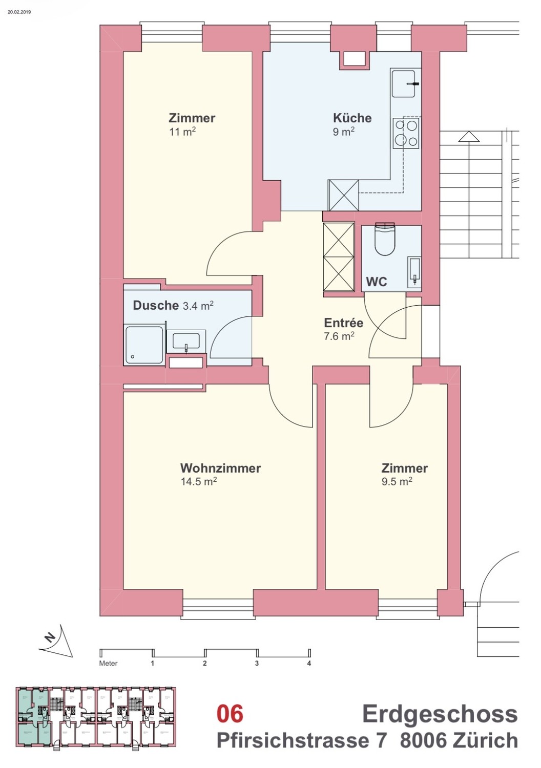Appartement de 3 pièces, photo 9 sur 10
