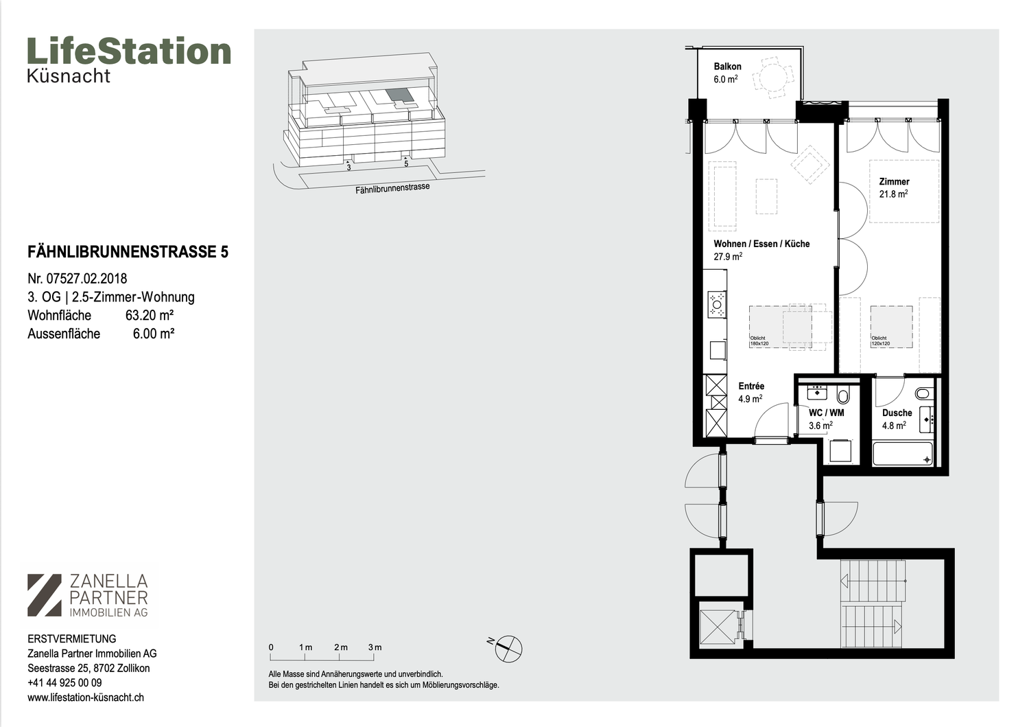 Appartement de 2 ½ pièces, photo 3 sur 3