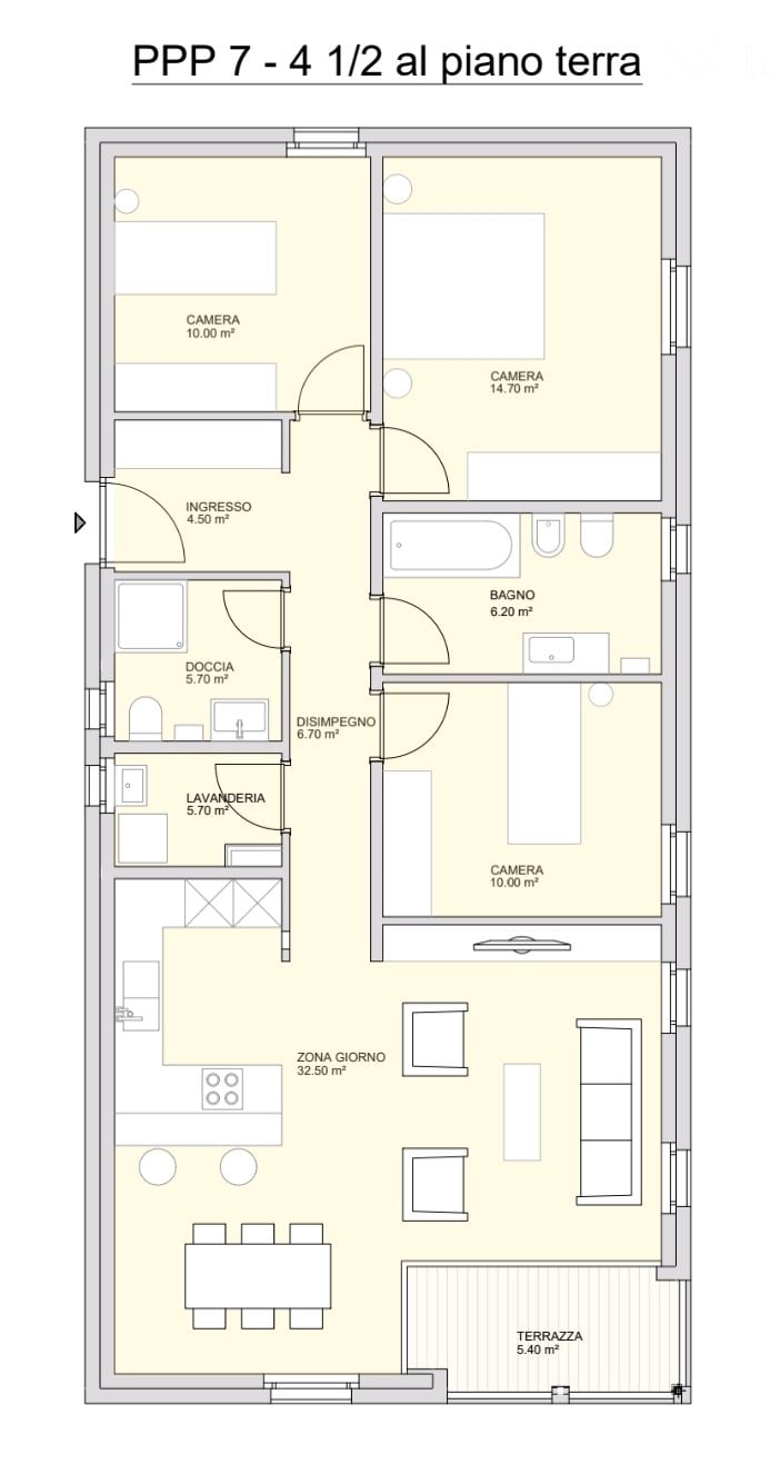 Appartement de 4 ½ pièces, photo 2 sur 2