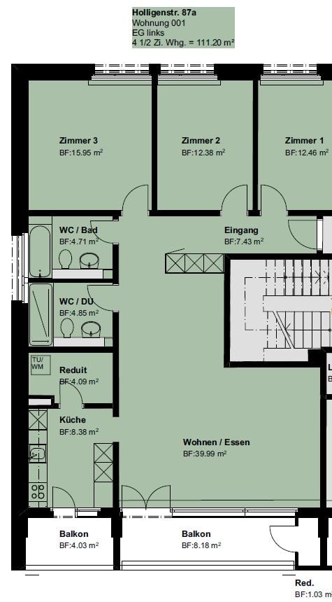Appartement de 4 ½ pièces, photo 8 sur 9