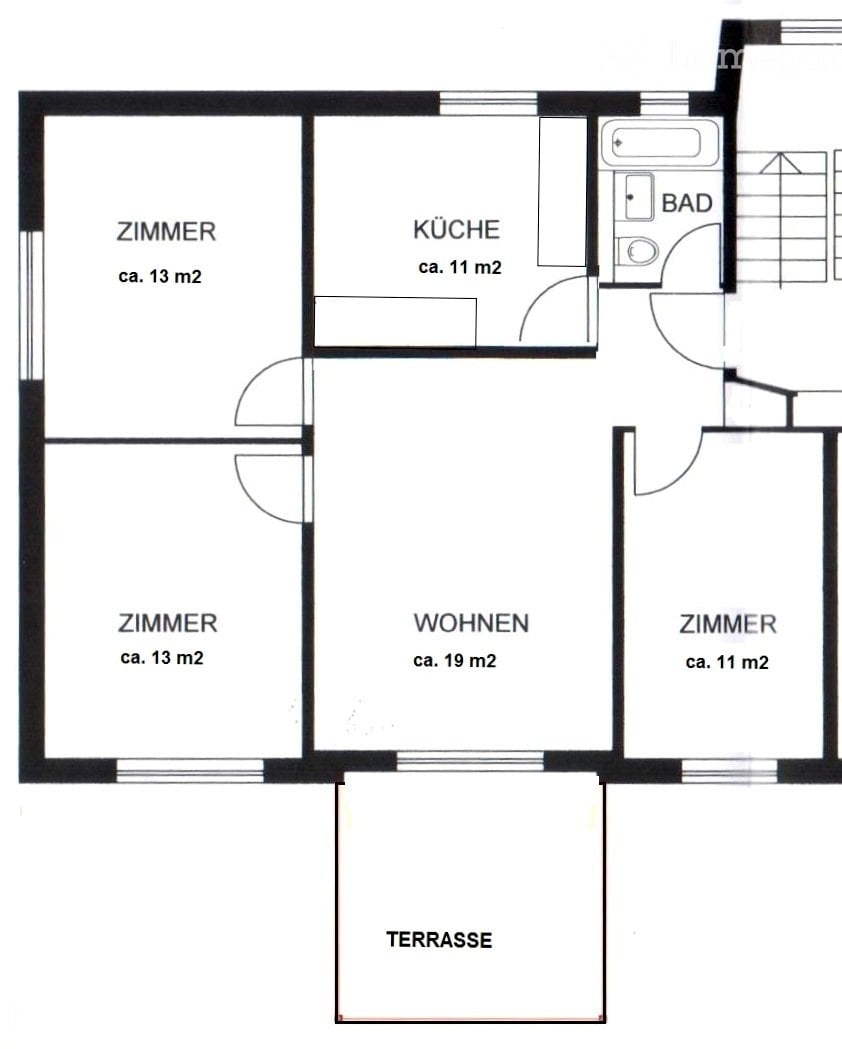 Appartement de 4 ½ pièces