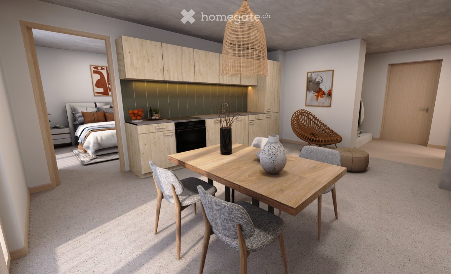 3 rooms apartment