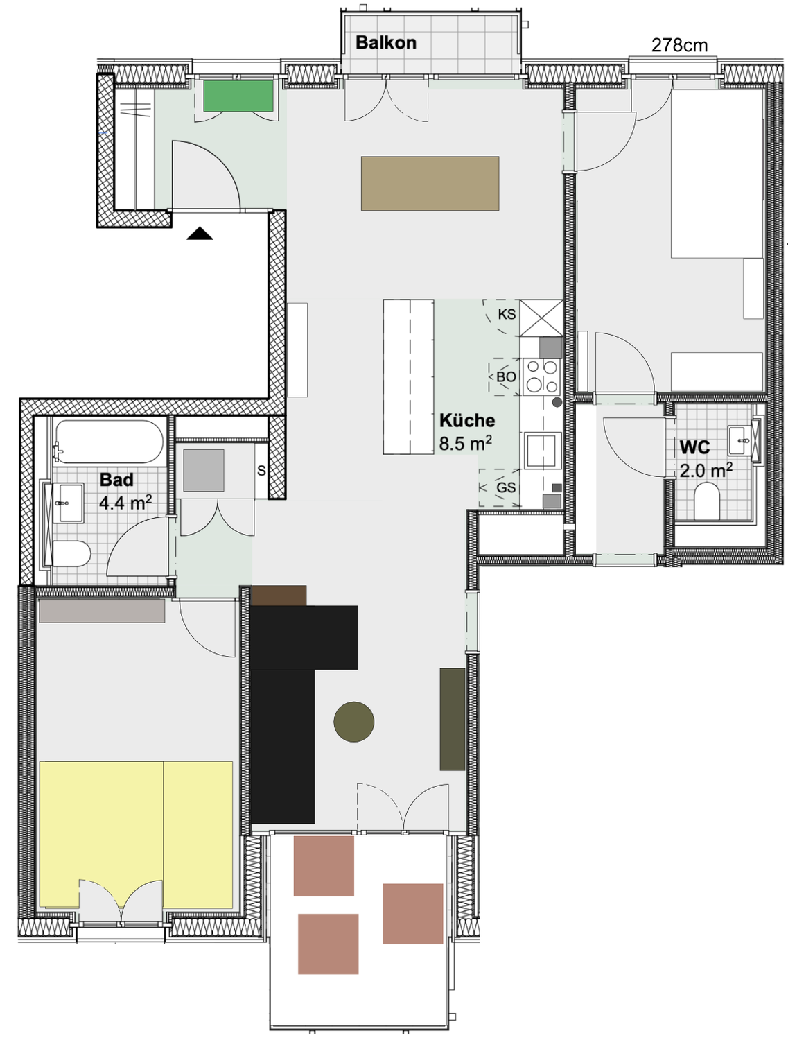 3 ½ rooms apartment, Foto 2 von 10