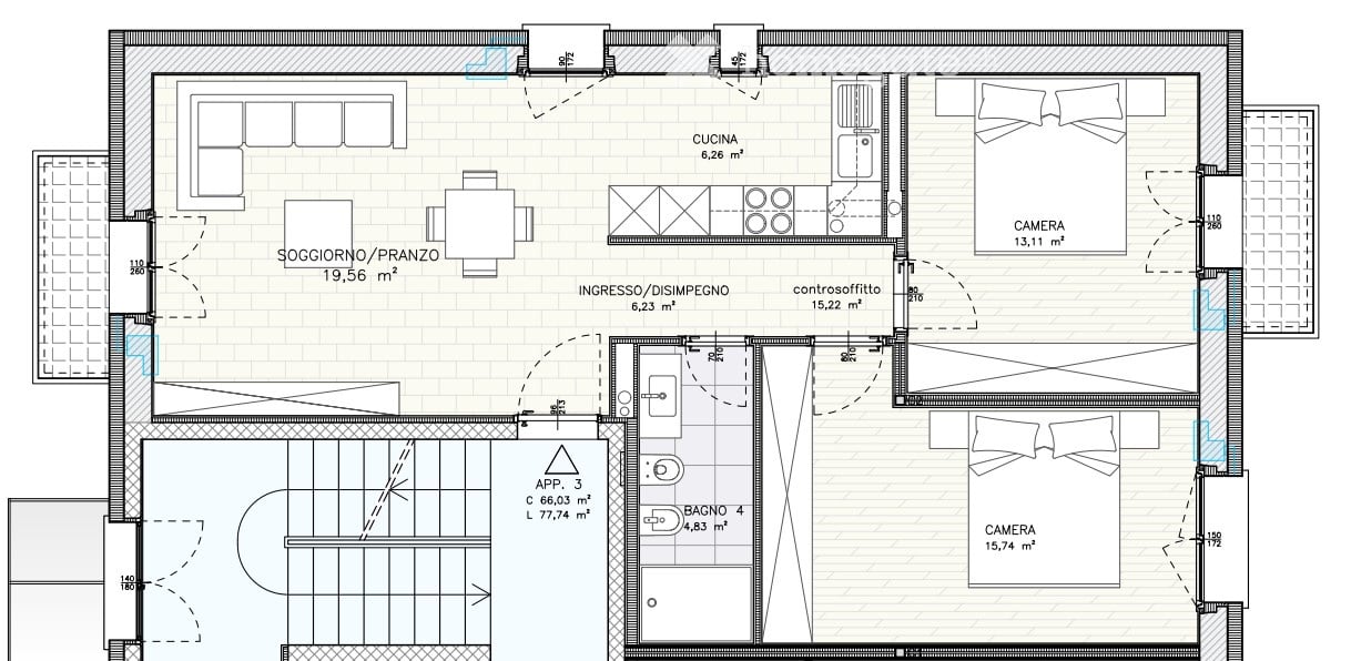 Appartement de 3 ½ pièces, photo 5 sur 5