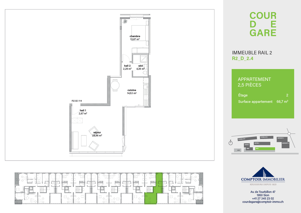 2 ½ rooms apartment, photo 9 sur 9