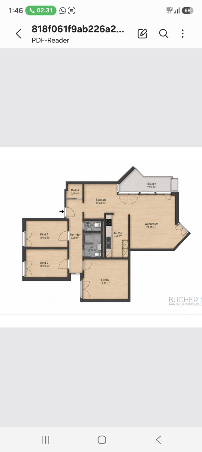 Chambre dans une colocation