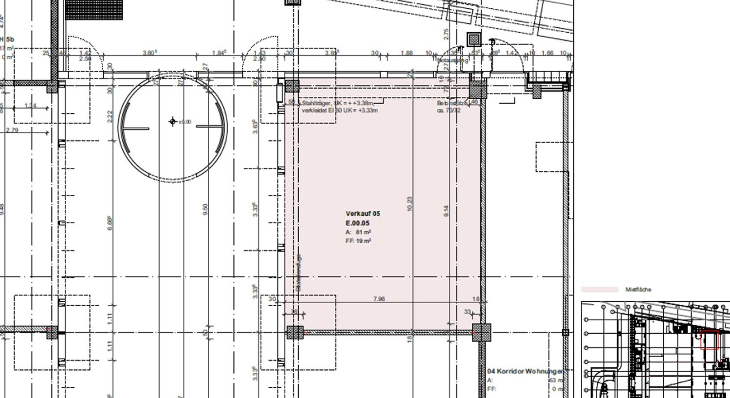 Magasin de 81m²