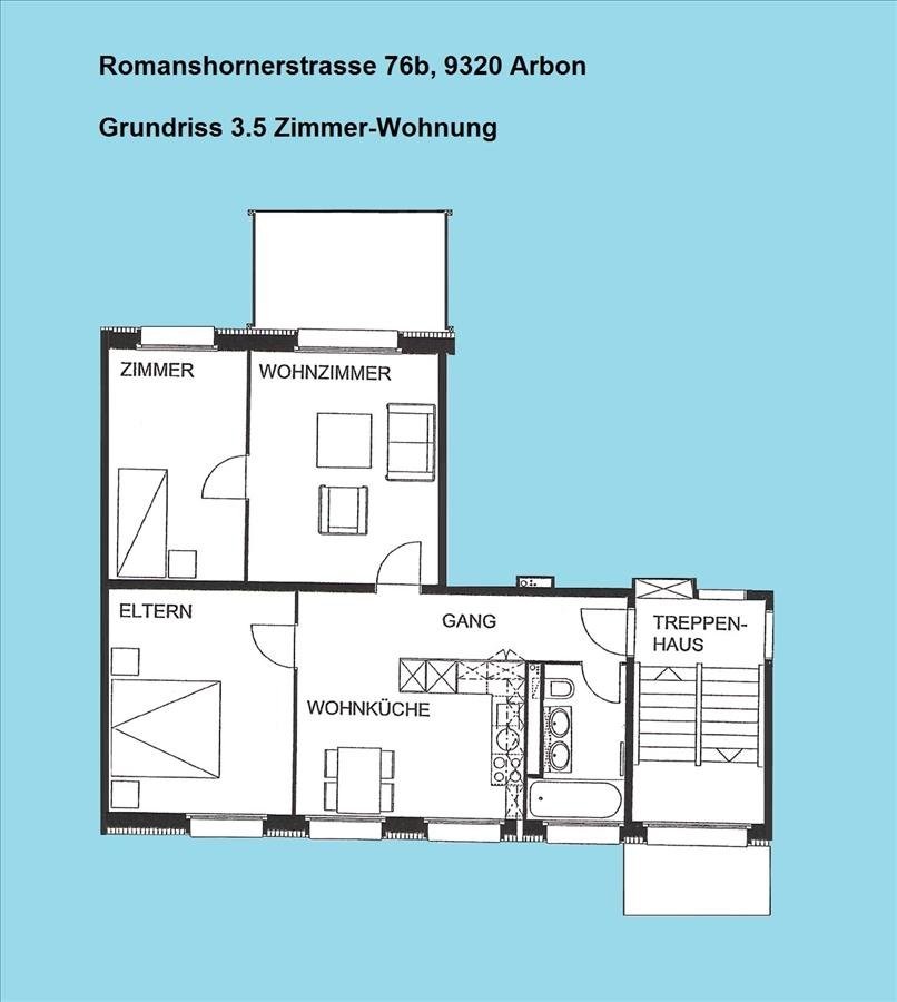3 ½ pièces appartement, photo 6 sur 6