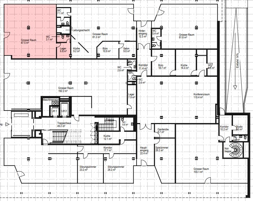 Commerce de 99m²