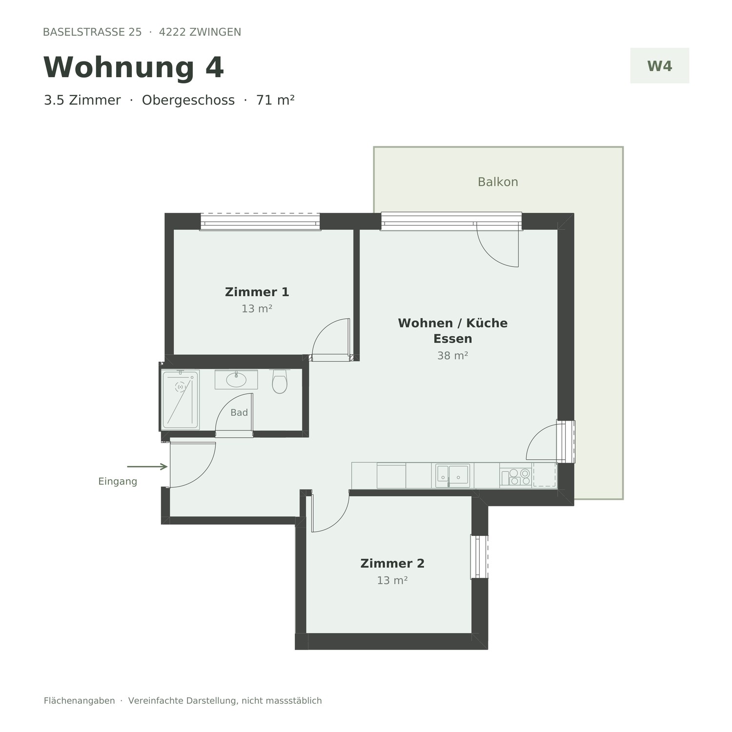 Appartement de 3 ½ pièces, photo 9 sur 9