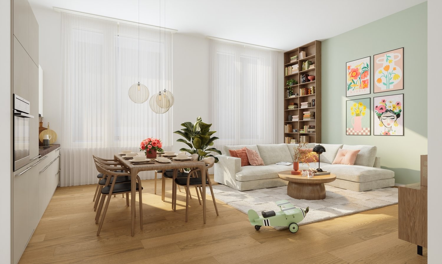 6 ½ rooms apartment, photo 1 sur 9