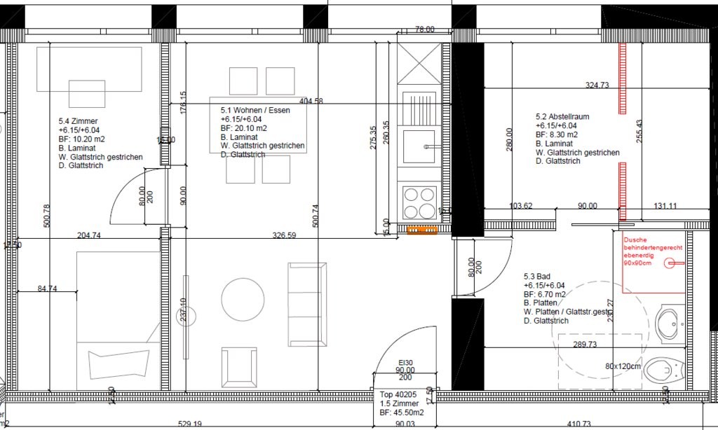 2 ½ pièces appartement, photo 7 sur 7
