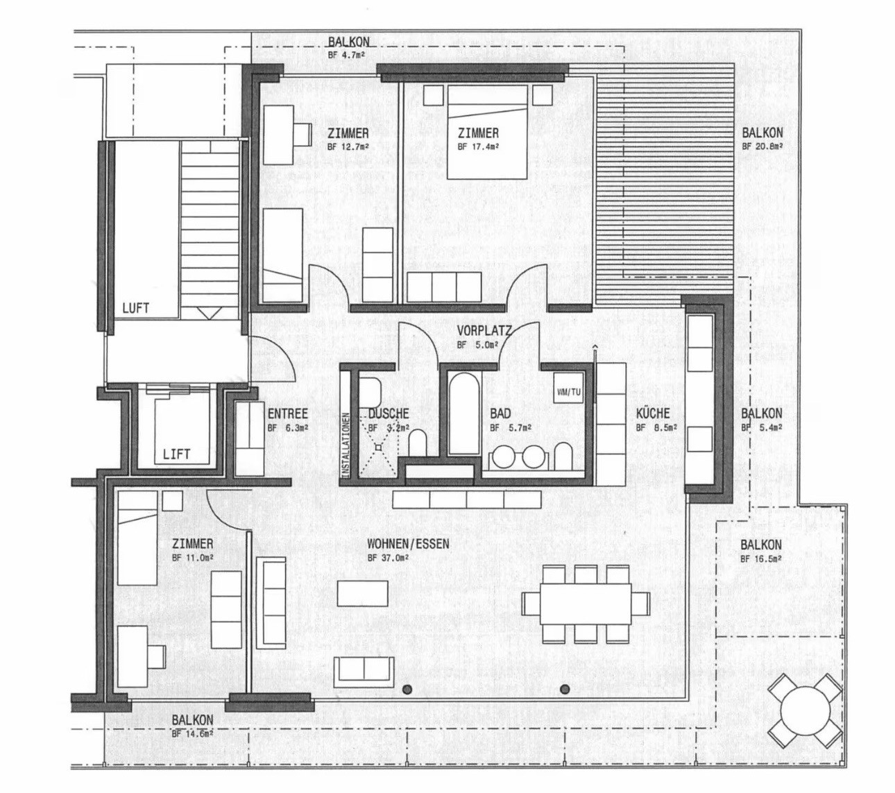 Appartement de 4 ½ pièces