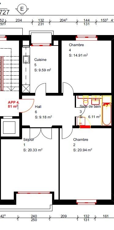 3 rooms apartment, photo 8 sur 8