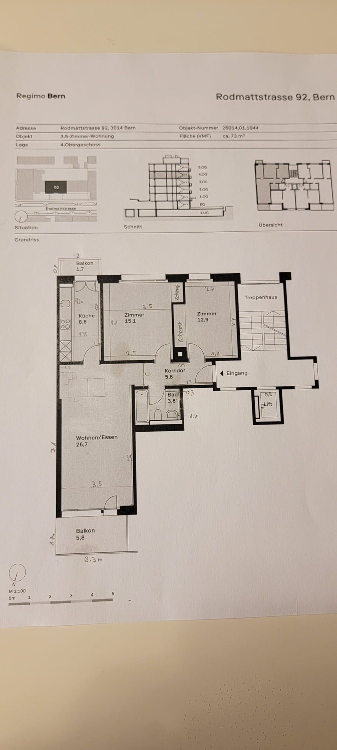 Appartement de 3 ½ pièces, photo 9 sur 9