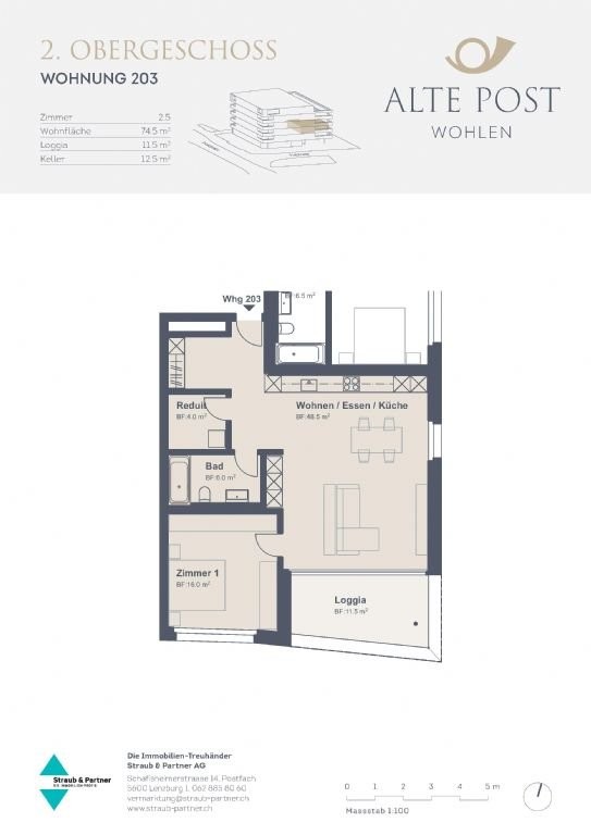 2 ½ rooms apartment, photo 5 sur 5