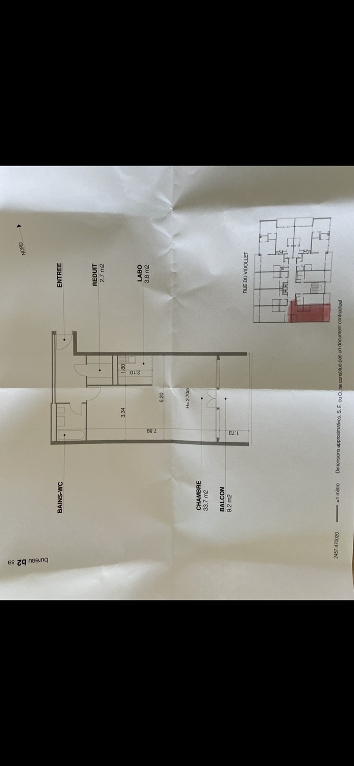 Appartement de 2 pièces, photo 4 sur 4
