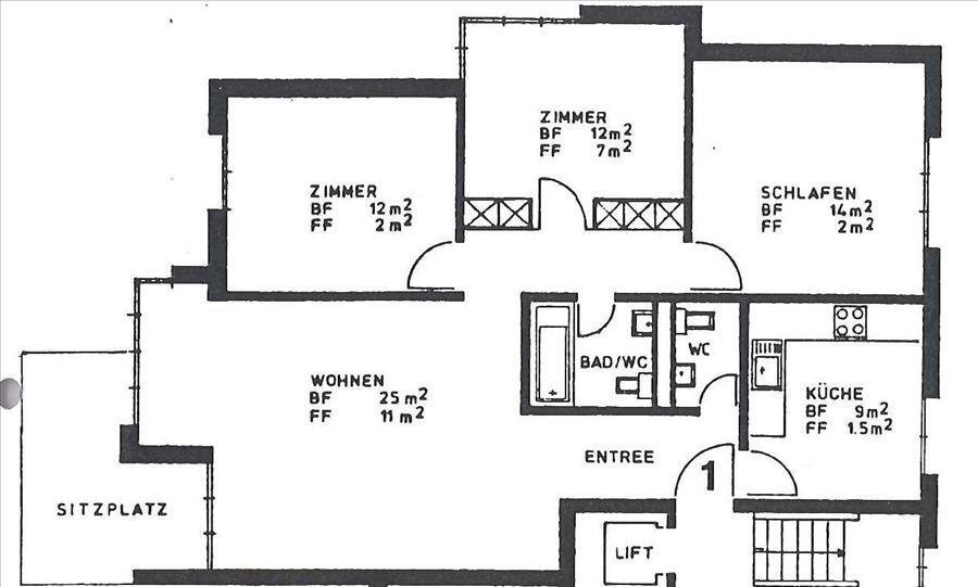 4 pièces appartement, photo 8 sur 8