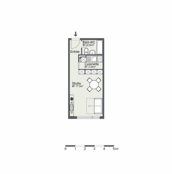 2 ½ rooms apartment, photo 8 sur 9