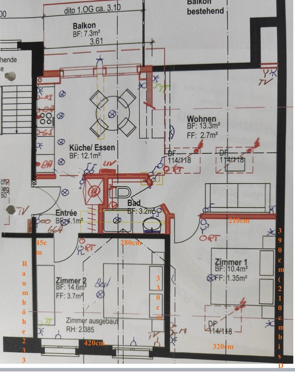 3 ½ rooms apartment