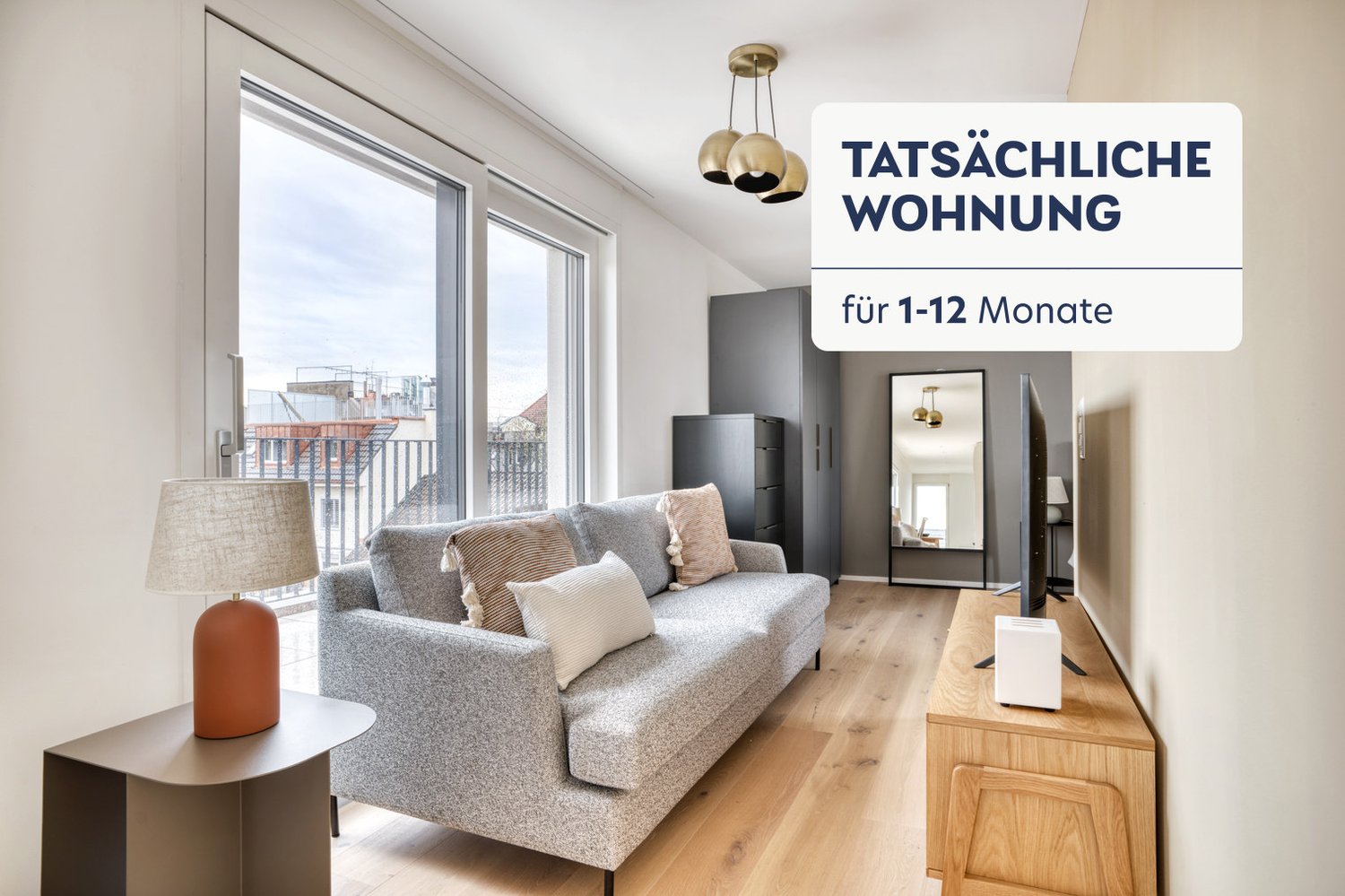 Appartement meublé de 2 ½ pièces, photo 1 sur 10