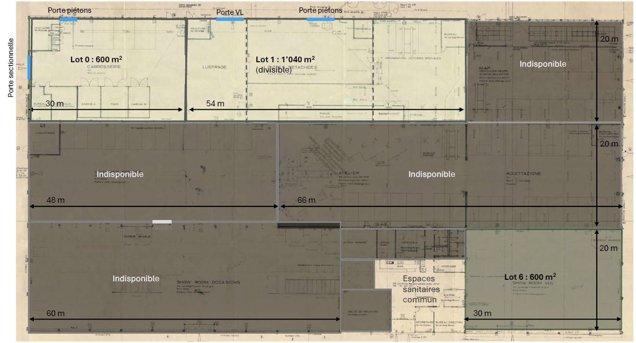 1000m² industrial object