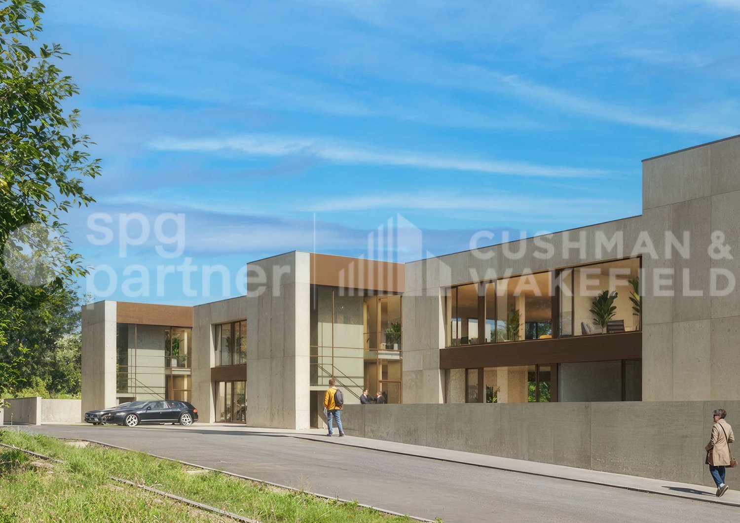 1200m² office