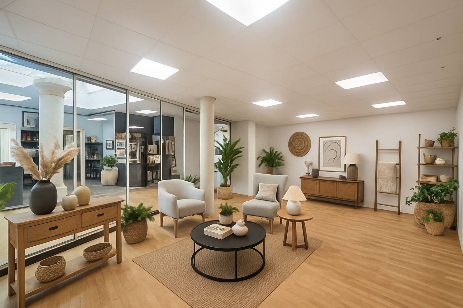 78m² arcade