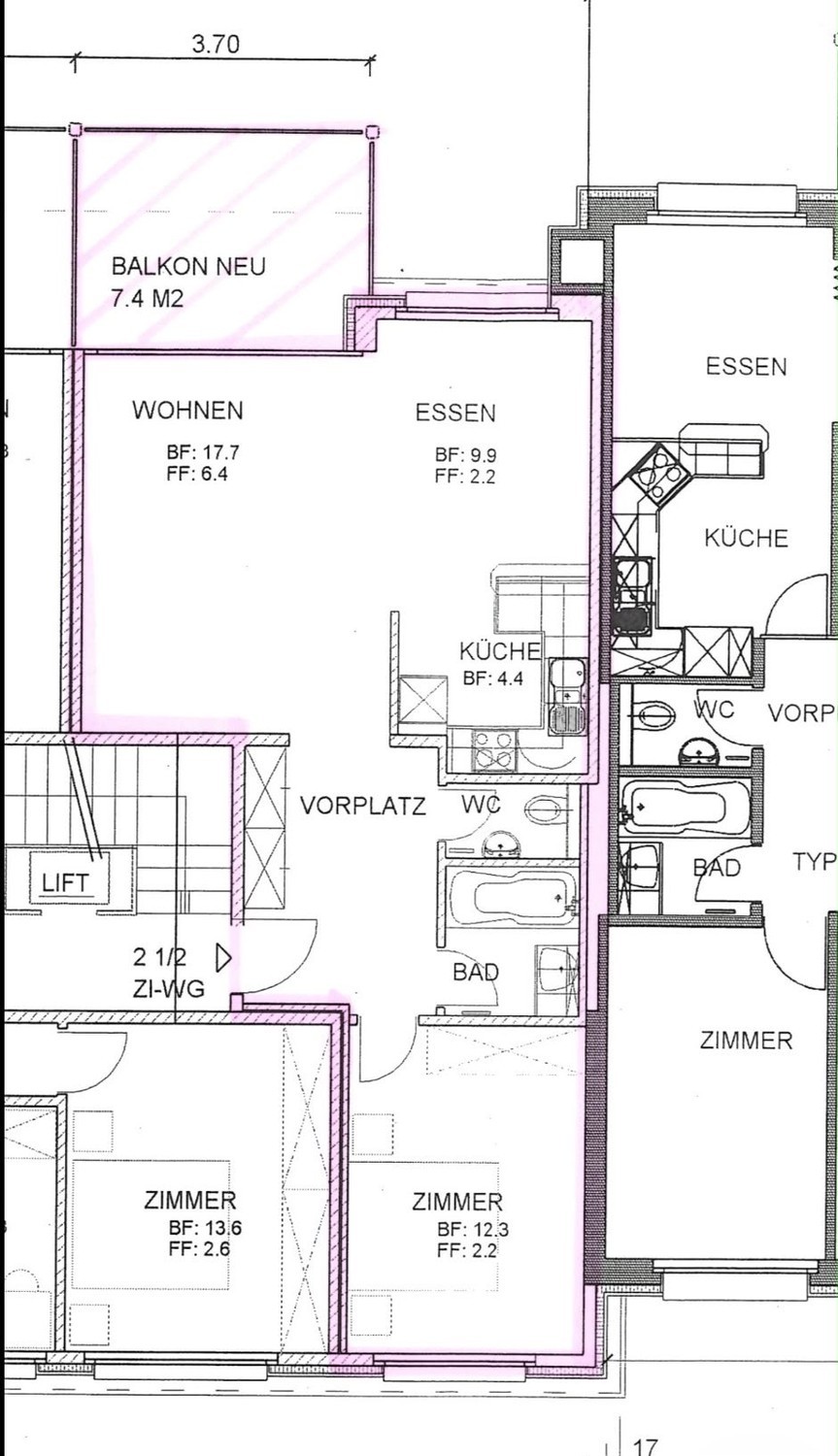 Appartement de 2 ½ pièces, photo 1 sur 9