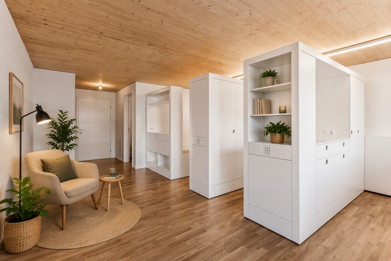 Appartement meublé de 1 pièce, photo 1 sur 8