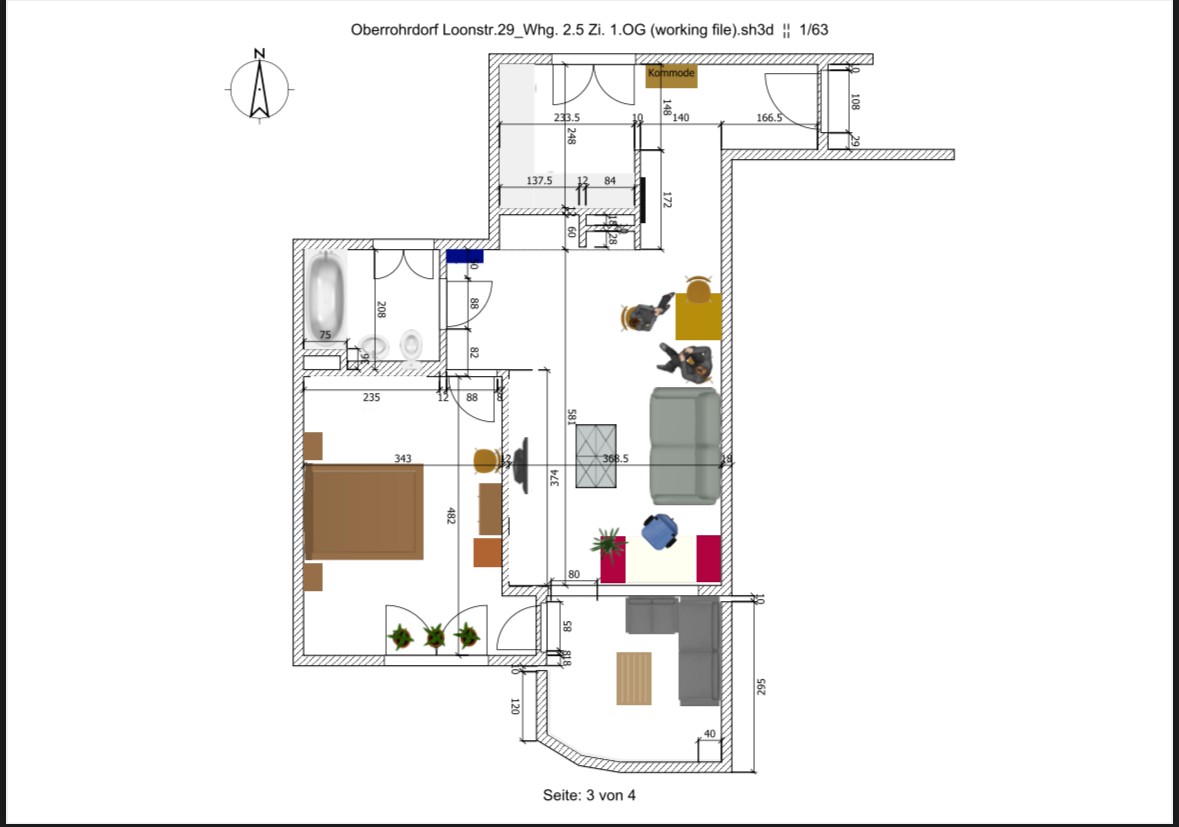Appartement de 2 ½ pièces, photo 3 sur 5