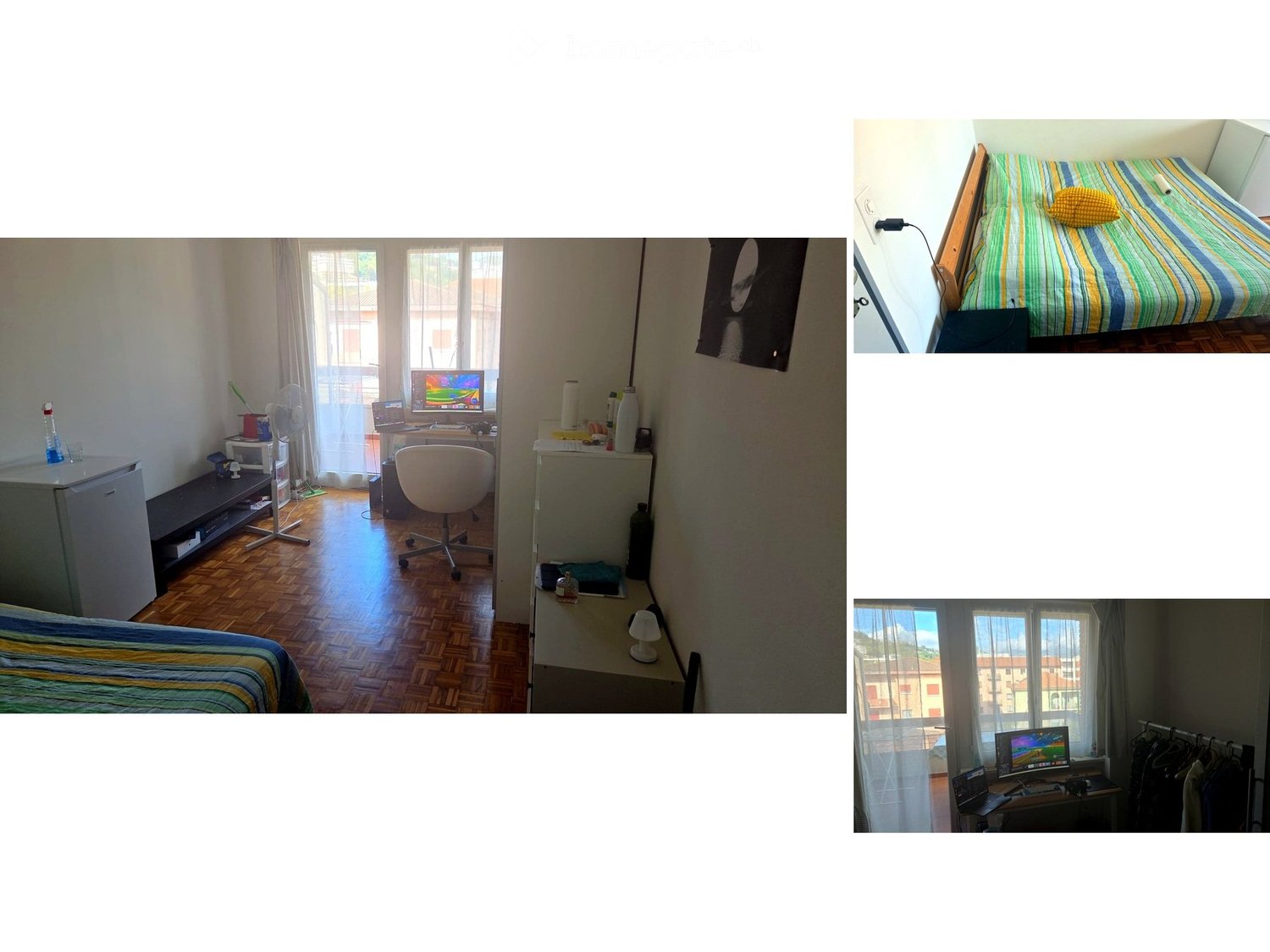 Chambre individuelle de 2 pièces, photo 1 sur 5