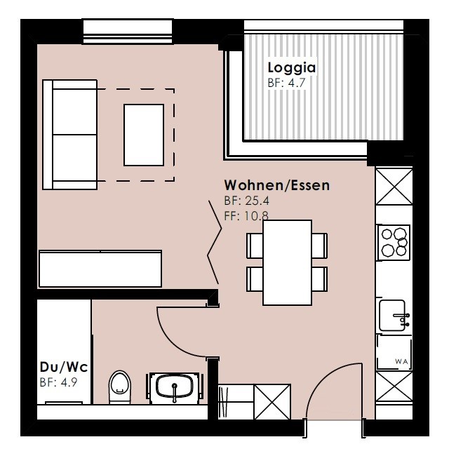 Appartement de 1 ½ pièce, photo 9 sur 9
