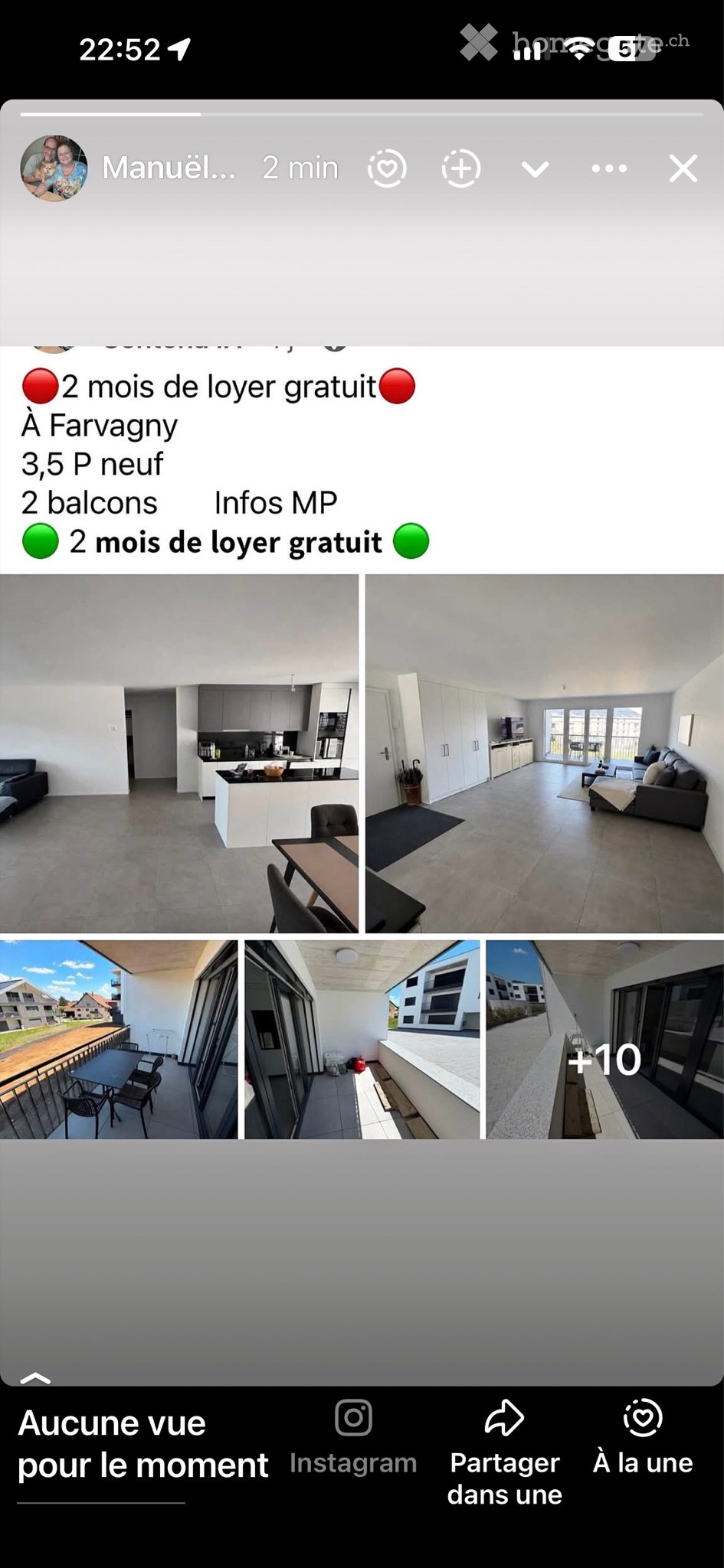 Appartement de 3 pièces