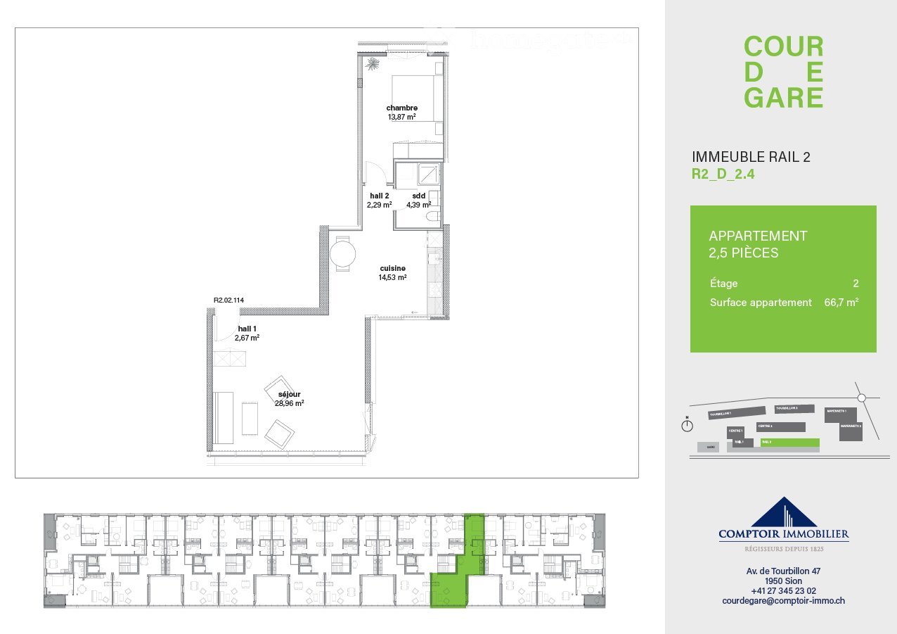 2 ½ rooms apartment, photo 5 sur 5