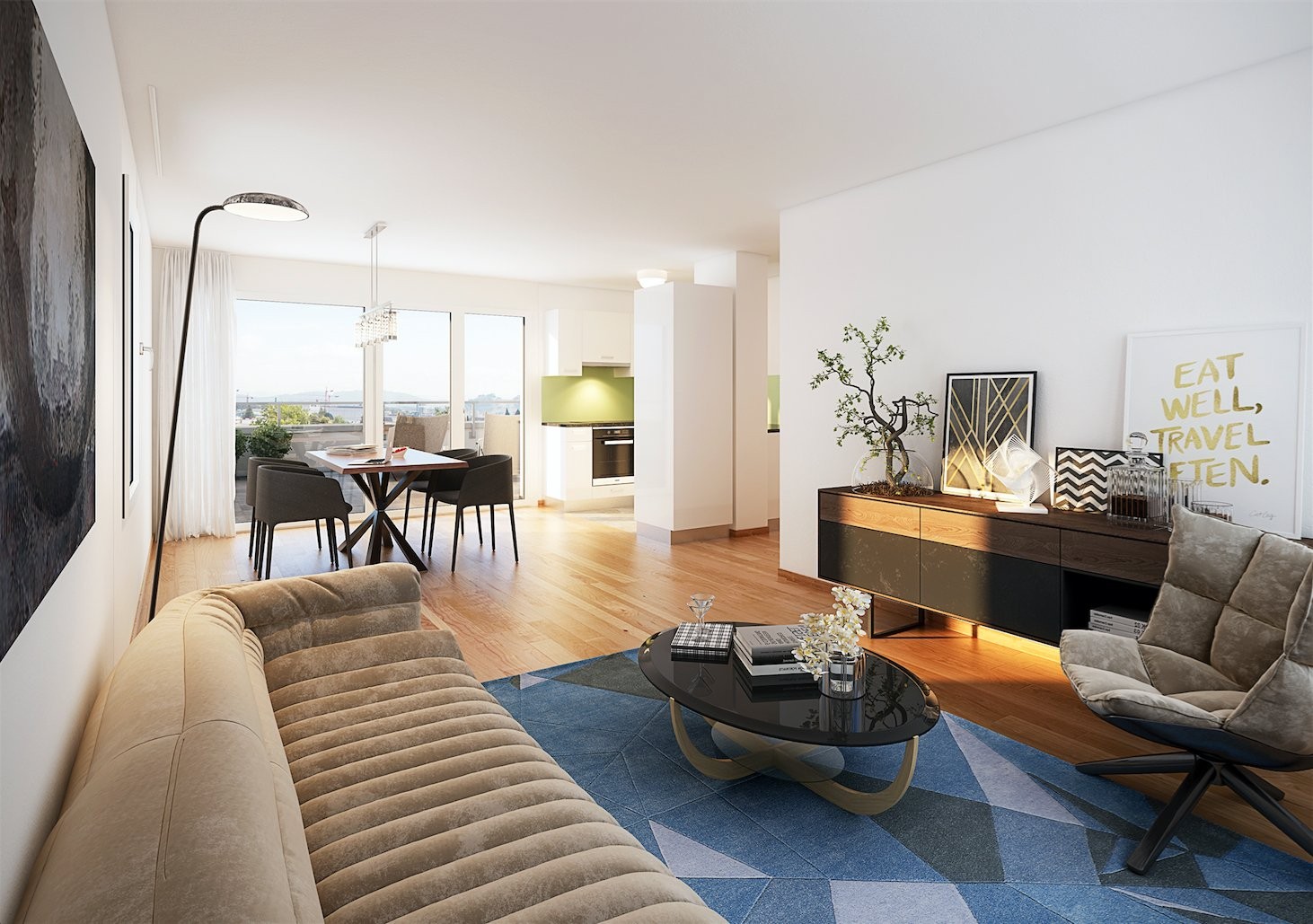 Appartement de combles de 2 ½ pièces
