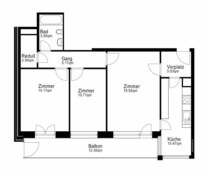 Appartement de 3 ½ pièces, photo 7 sur 7