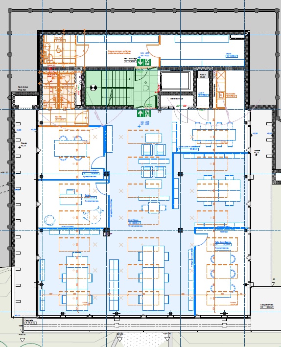 280m² office
