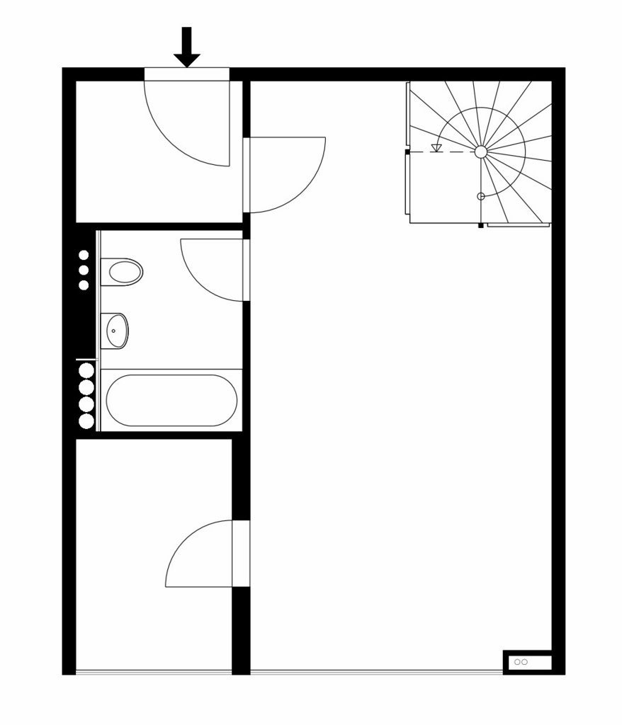 duplex 2 pièces, photo 10 sur 10