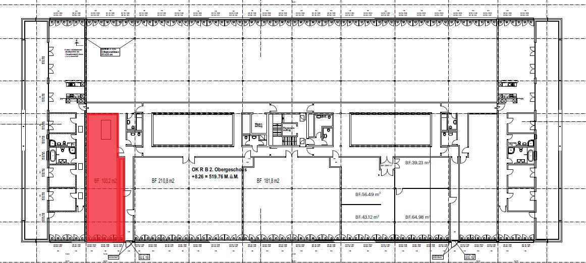 Local de stockage de 100m²