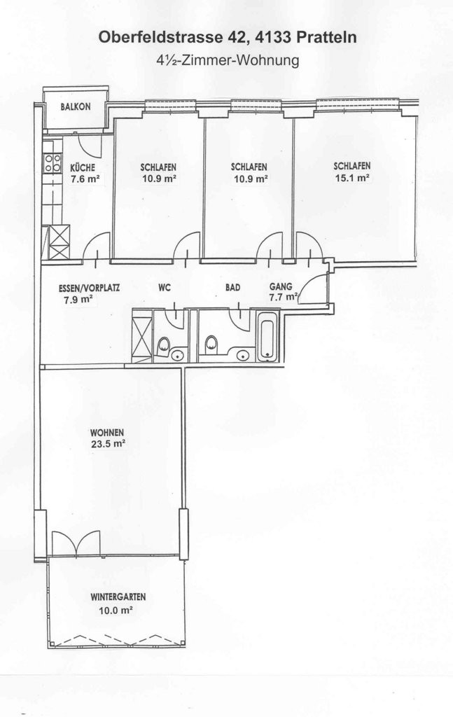 Appartement de 4 ½ pièces