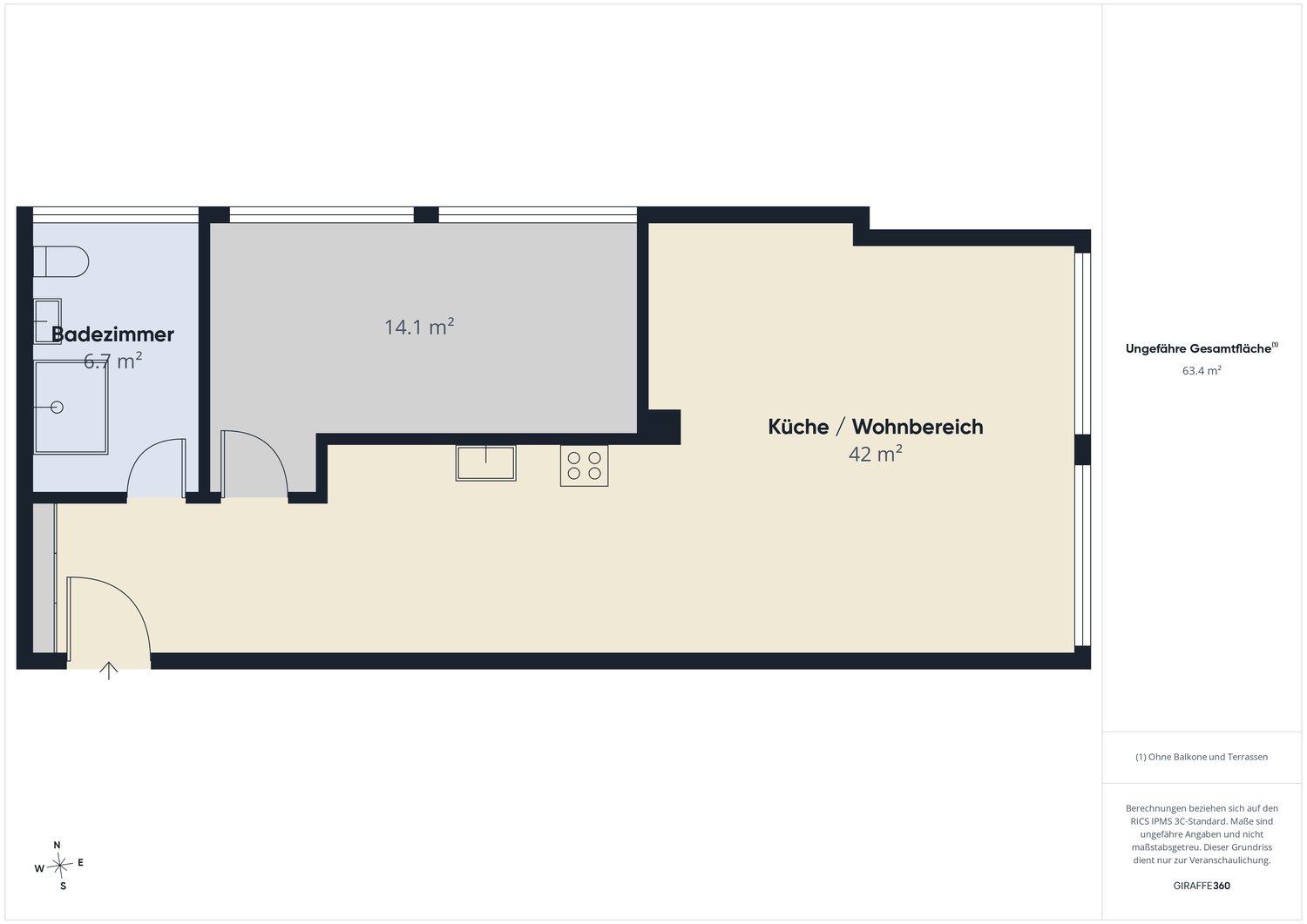Appartement de 2 ½ pièces, photo 7 sur 7