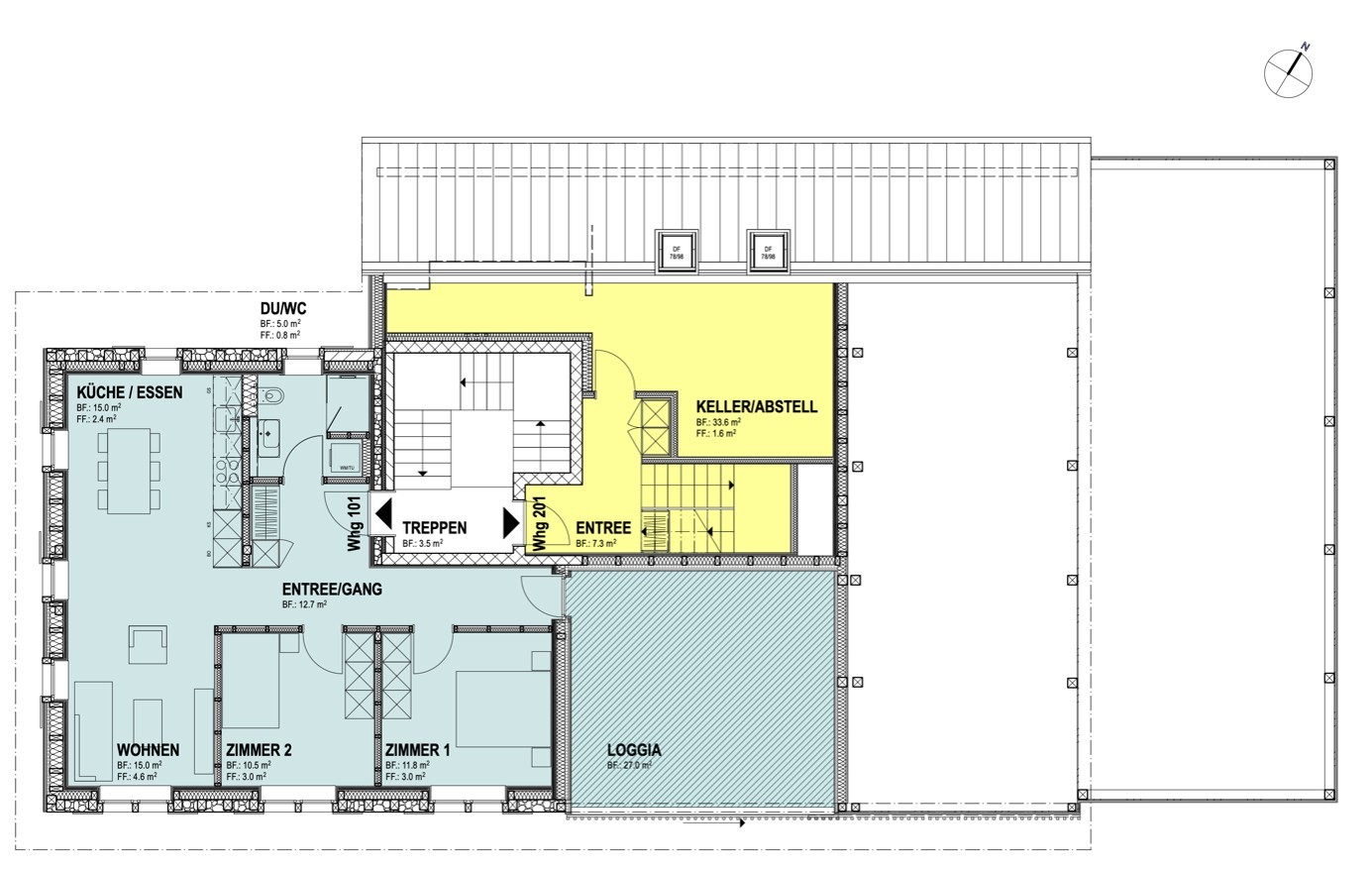 Appartement de 3 ½ pièces