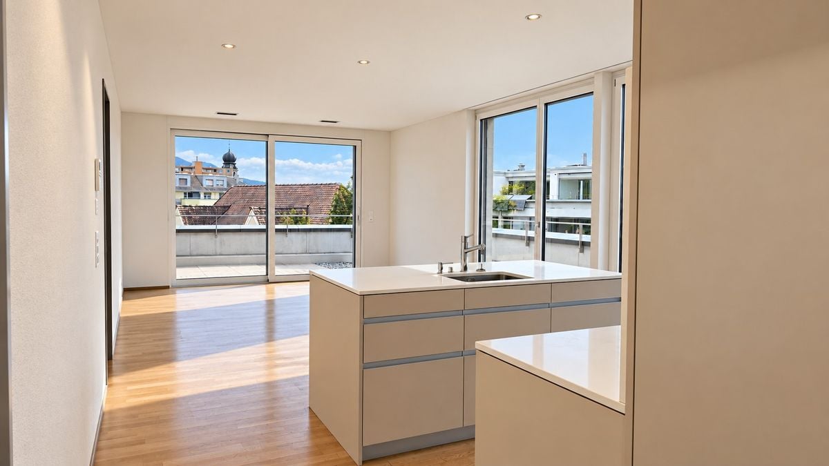 Appartement d'attique de 2 ½ pièces, photo 1 sur 10