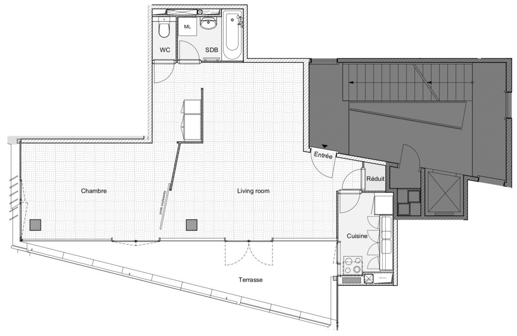 3 rooms apartment