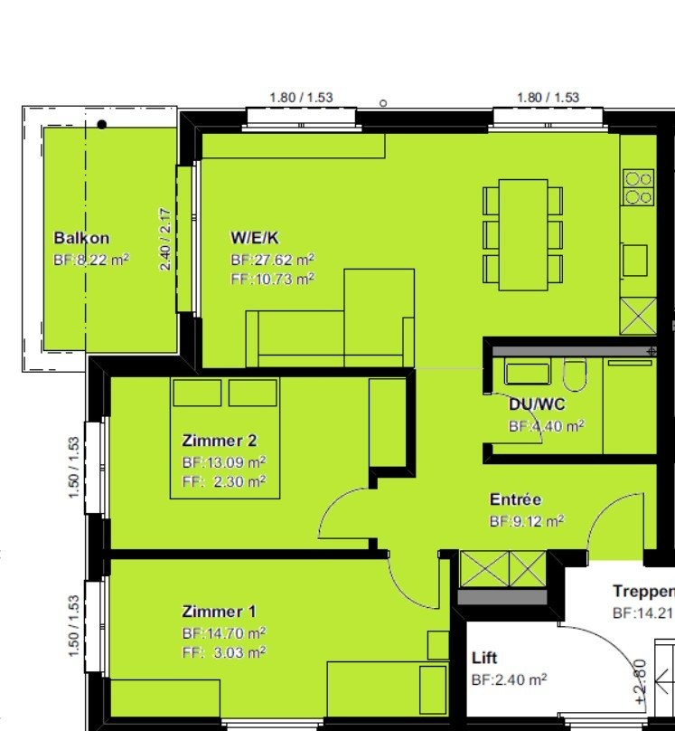 Appartement de 3 ½ pièces, photo 8 sur 8