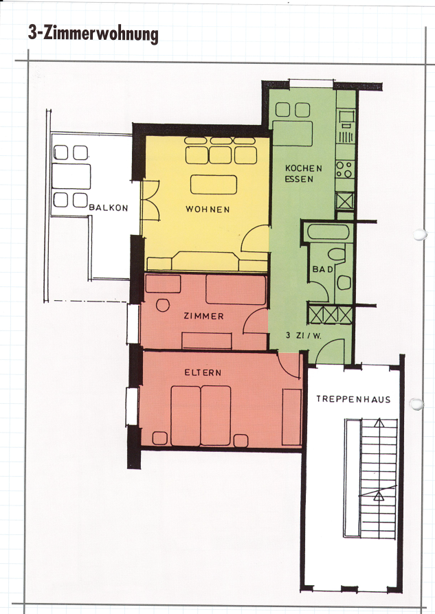 Appartement de 3 pièces, photo 7 sur 8