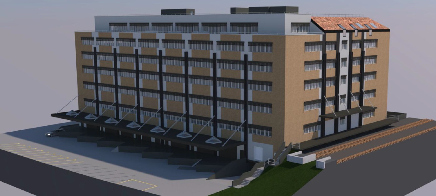850m² industrial object
