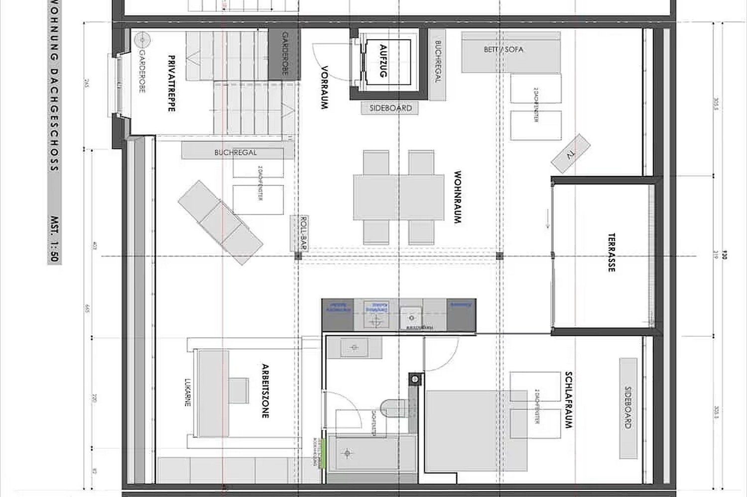 3 rooms apartment