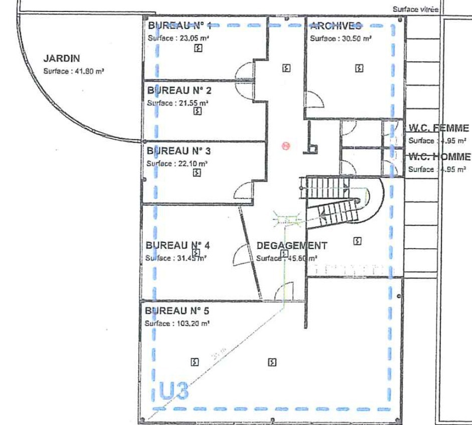 103m² office